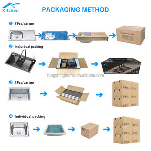 Fregadero de lavandería comercial directo de fábrica OEM, lavabo de granja de acero inoxidable de 1,2mm, tamaño personalizado y drenaje para mayoristas - Product Image 6