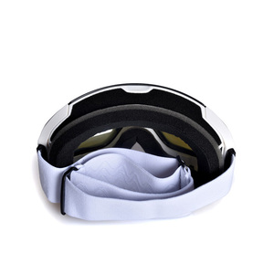 Gafas de esquí magnéticas, lentes dobles de esponja cómoda, antiniebla, ventilación Blanca, para nieve - Product Image 4