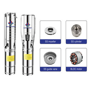 QNQ <span class=keywords><strong>PUMP</strong></span> Pompe à eau <span class=keywords><strong>submersible</strong></span> DC48V 550W Pompe solaire Taizhou pour l'irrigation agricole Pompes submersibles pour puits profonds - Product Image 2