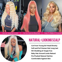 613 Bundles de Cheveux Humains Blonds, Lisses, 30 Pouces, 41 Bundles de Cheveux Humains Vierges Brésiliens Non Traités, Extensions de Tissage