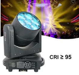 Igreslite Mini 740 7X40W RGBW LED Zoom Cabeza móvil Luz de escenario Diseño de ojo de abeja CTO Color Fiestas Bodas Clubes Eventos DMX <span class=keywords><strong>IP20</strong></span> - Product Image 5