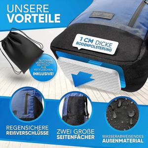 Zaino Unisex con Chiusura a Cerniera in Tessuto Oxford |   Zaino Impermeabile per Laptop |   Zaino da viaggio per la scuola con tracolla arcuata | - Product Image 4