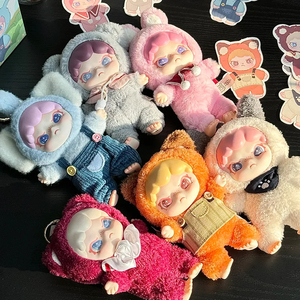 <span class=keywords><strong>DORA</strong></span> Animals Series Vinyl Plush Doll Blind Box Toy Mystery Box Cute Action Figure Desktop Model Kawaii Kawaii Anime Figure Gift - Product Image 1