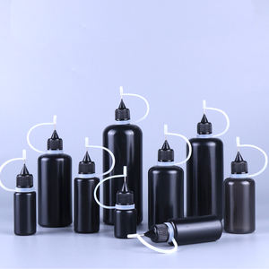 LDPE 30ml 50ML 100ML Negro Anti-luz Punta de aguja Botella 50ML Pintura Squeeze Botella 100mL Squeeze Bail <span class=keywords><strong>Gel</strong></span> Botella de plástico - Product Image 1