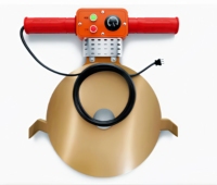 Mâchoires de serrage en acier résistantes à l'usure, fixation de tuyaux à 360°, machine de soudage TIG par fusion bout à bout stable pour tuyaux PE/PP/PVDF, gamme 40-160 mm, 8-15 kW