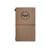 Carnets de voyage en similicuir personnalisables avec logo, pages lignées/carrées/à pois, rechargeables – Prix usine