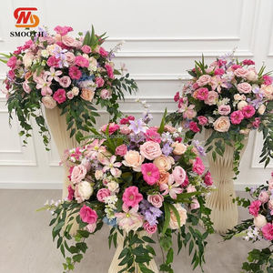 Ramo DE BODA personalizado suave Bola de flor de Rosa de seda Artificial 1,8-2,4 m para evento Fiesta Baby Shower decoración de fondo - Product Image 6