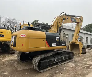 CAT 330C 330D 30 टन अच्छी स्थिति में प्रयुक्त सेकेंडहैंड हाइड्रोलिक उत्खनन