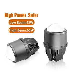 Fábrica de alta potencia 120W coche Led luces antiniebla Bi Led lentes 3 colores 3 pulgadas lámpara antiniebla proyector para coche Universal - Product Image 6