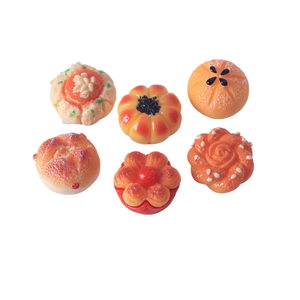 Accessoires de bijoux en résine de haute qualité, jouets miniatures de simulation alimentaire DIY, pain et gâteaux <span class=keywords><strong>à</strong></span> coller, artisanat - Product Image 3