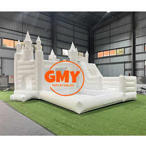 Jumper Castillo Blanco inflable <span class=keywords><strong>para</strong></span> niños, combo <span class=keywords><strong>de</strong></span> Casa <span class=keywords><strong>de</strong></span> rebote <span class=keywords><strong>para</strong></span> fiestas <span class=keywords><strong>de</strong></span> <span class=keywords><strong>cumpleaños</strong></span> y bodas - Product Image 5