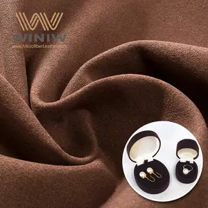 WINIW Dirt Resistant Suede Microfiber Material Leather Packing Material For Jewelry Box