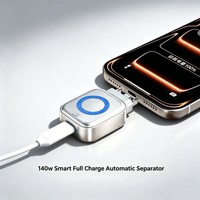 En gros, en stock : Séparateur 140W à charge complète avec reconnaissance IA, arrêt automatique et protection de la batterie pour appareils Type C