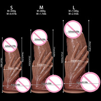 Dildo de Mano Súper Realista para Mujeres, Juguete Sexual para Adultos, Masturbador de TPE Suave e Impermeable