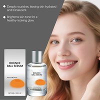 Sérum OEM PDRN ADN de saumon Bounce Ball avec Vitamine C hydratant intense et réparateur de la barrière cutanée pour le visage