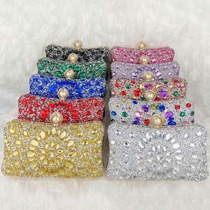 Borse da Sera con Strass per Matrimoni, Balli di Gala, Pochette con Perline e Cristalli per Donne - Product Image 1