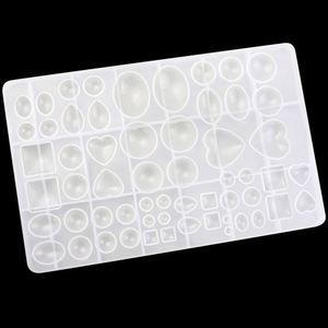 Moldes de Silicona para Resina, Forma de Corazón, Cuadrado, Óvalo, Estilo Moonlight Gem Peach, Pequeños, Decorativos, para Joyería DIY, OEM/ODM - Product Image 2