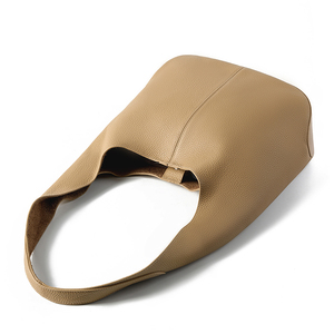 OEM Sac à main pour femme Usine Gros Grande Capacité Doux Cuir Véritable Sacs à Main Pour Femmes Rétro Épaule Hobo - Product Image 4