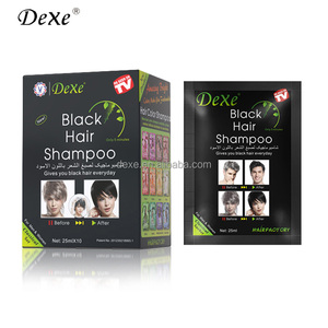 Champú Tinte para el Cabello Dexe, Champú Natural a Base de Hierbas para Cubrir las Canas - Product Image 1