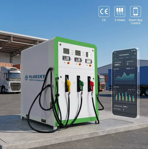 Estación de Servicio Móvil <span class=keywords><strong>BLUESKY</strong></span> Mini, Dispensador de Gasolina y Diésel de 3000L con Tanque Integrado, Modelo AAC-Mini3000L para Montaje en Suelo - Product Image 1