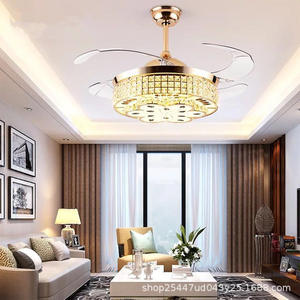 Lámpara de Techo con Ventilador LED Simple y Moderna, para Comedor, Sala de Estar, Dormitorio - Envío por Pieza - Product Image 2