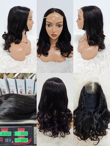 Letsfly Promotion 132$ Glueless <b>Wigs</b> 5x5 Lace Closure 20inch 320gram Loose Bouncy 11A Virgin Hair 100% Human Hair <b>Wigs</b> Wholesale - Product Image 4