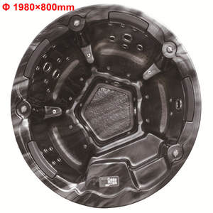 Bain à remous rond en acrylique de luxe Offre Spéciale Baignoires de spa extérieures <span class=keywords><strong>Piscine</strong></span> Baignoire de massage à remous <span class=keywords><strong>Piscine</strong></span> de spa de nage relax - Product Image 3