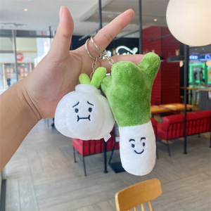 ตุ๊กตาผักผลไม้ขนาดเล็กน่ารัก พวงกุญแจรูปกระเทียม หัวหอม พริกอินเดียแดง ของเล่นตุ๊กตาผ้าสำหรับเด็ก เป็นของขวัญ - Product Image 3