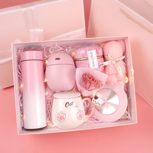 Taza <span class=keywords><strong>de</strong></span> agua inteligente y frasco <span class=keywords><strong>de</strong></span> vacío presente taza <span class=keywords><strong>de</strong></span> té <span class=keywords><strong>de</strong></span> cerámica Rosa juego <span class=keywords><strong>de</strong></span> regalo para mujeres para negocios y regalo <span class=keywords><strong>de</strong></span> cumpleaños - Product Image 6