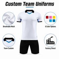 Aiju - Camisetas de Fútbol Blancas Personalizadas al por Mayor, Unisex, Transpirables, de Secado Rápido, con Estampado por Transferencia de Calor, Teñidas con Tinte para Prendas, 100% Jersey