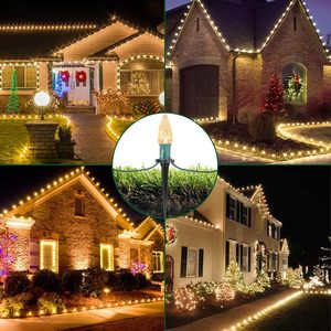 Durable 4.5 Inch Universal Outdoor Lawn <b>Light</b> Stakes 4.5'' for C9 and C7 <b>Christmas</b> <b>Light</b> Socket - Product Image 5