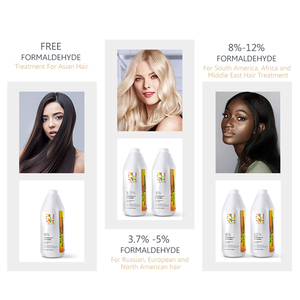 Traitement des cheveux à la kératine sans fumée et sans piquant Traitement à la kératine lissant pour les cheveux purs - Product Image 4