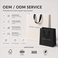 Sacs en papier personnalisés avec logo imprimé, vente en gros, luxe, boutique, emballage pour vêtements, chaussures, sacs cadeaux pour petites entreprises