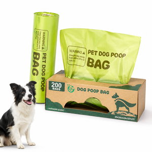 Sacs à déjections canines biodégradables écologiques parfumés à la lavande, style boîte à mouchoirs portable, extra épais, anti-fuite, recharge <span class=keywords><strong>en</strong></span> vrac - Product Image 1
