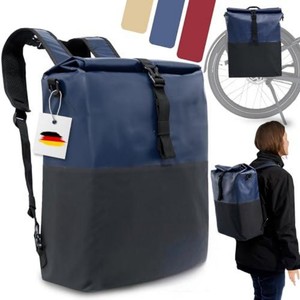 Zaino da Bicicletta 3-in-1 in PVC Impermeabile [27L] con Scomparto per Laptop e Elementi Riflettenti per E-bike - Product Image 1