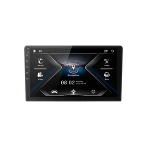 2 Din Auto Radio Ram 1Gb Rom 16Gb Bt Wifi Spelen Muziek Universele Android 10 Auto Speler 9 Inch Gps Navigatie