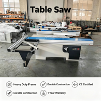 Machine à découper le bois, lame de scie double à 45 et 90 degrés, mélamine, MDF, contreplaqué, machine à découper le bois, table coulissante de précision, scie à panneaux