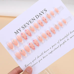 Pegatinas transfronterizas europeas y americanas, uñas portátiles al por mayor Ins, superventas, piezas de uñas extraíbles acabadas - Product Image 2