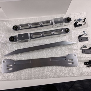 Lower Control Arm For Mitsubishi Mirage 97-01 Proton 1.6 Aluminum Alloy <b>Square</b> Tube Support Plate <b>Set</b> - Product Image 3