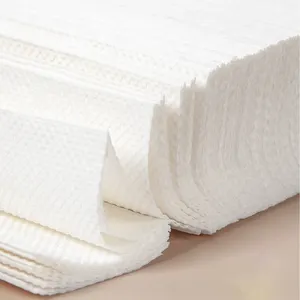 批发洗手巾纸巾原纸木浆纸厨房N和V折叠浴巾