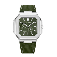 Großhandel Fabrikpreis Herren Luxus Automatik Edelstahl Saphirglas 45mm Gummiband 20mm Zeiger-Zifferblatt Chronograph