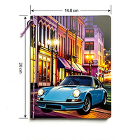 Cuaderno Cosido con Hilo Personalizado 200x148mm, Cuaderno de Ejercicios Rayado, Impresión a Color, Tapa Blanda, Cuaderno de Escritura para Estudiantes Escolares, Venta al por Mayor OEM