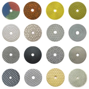 סט פדים יהלום לליטוש יבש/רטוב 2 אינץ' 50 מ\\\"מ OEM עם חיבור M14 למלטשת זווית, לליטוש פינות שיש, גרניט ואבן - Product Image 6