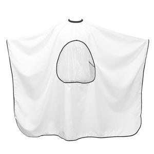 Cape de coiffure avec fenêtre transparente, imperméable, équipement professionnel pour salon de coiffure, coloration, permanente et coiffage - Product Image 4