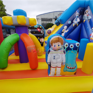 Giant outdoor kids bouncy <b>castle</b> commercial outer space inflatable <b>bounce</b> house combo playground - Product Image 6