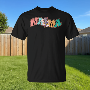 T-shirt retrò Mama Bolt Lightning, girocollo unisex, manica corta, abbigliamento promozionale per adulti - Product Image 3