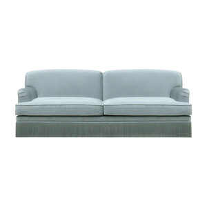 Canapés en velours vert vintage classiques en gros OEM avec franges sous les pompons, meubles de salle de réception pour mariage, canapé pour restaurant - Product Image 4