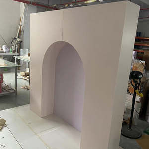 Fondo de pared floral acrílico moderno Fondo de fiesta 3D Fondo de evento floral de despedida de soltera - Product Image 4