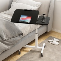 Table d'étude pliable réglable pour ordinateur portable à placer au côté du lit