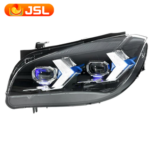 Phares pour <span class=keywords><strong>BMW</strong></span> X1 <span class=keywords><strong>E84</strong></span> Modèle 2011-2015 avec Feux de Jour à LED, Double Projecteur et Modification Phare Full LED - Product Image 2